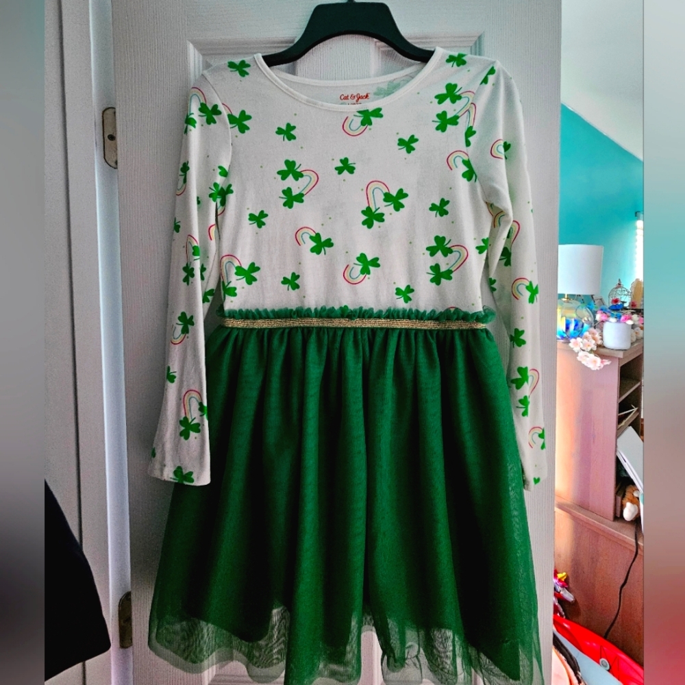 Cat & Jack Irish St Patrick's Day dress
